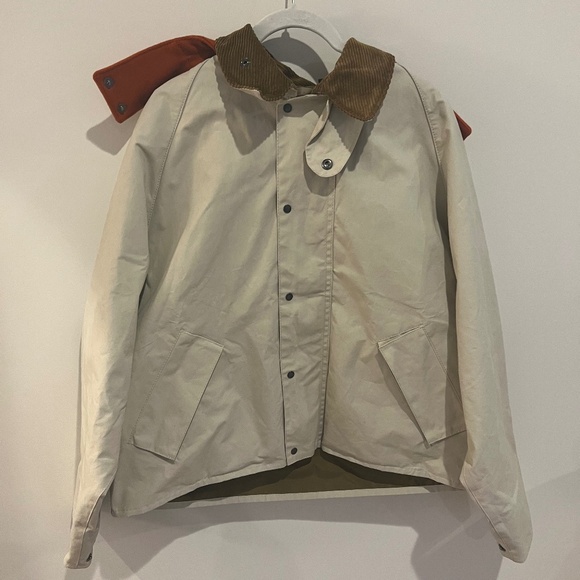 Barbour x Kaptain Sunshine Cruiser Jacket Clay/Orange Size 36 - Picture 2 of 16